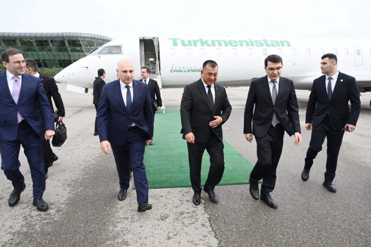 Deputy Chairman of the Cabinet of Ministers of Turkmenistan arrived in Azerbaijan Xeber basligi